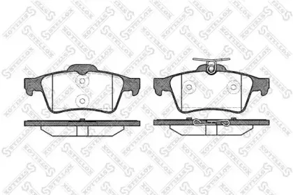 853 020-SX STELLOX Комплект тормозных колодок, дисковый тормоз